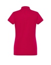 Damska koszulka polo Slim z krótkim rękawem - Raspberry