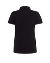 Damska koszulka polo Slim z krótkim rękawem - Black