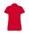 Damska koszulka polo Slim z krótkim rękawem - Red
