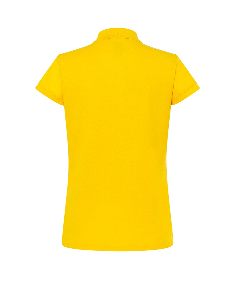 Damska koszulka polo Slim z krótkim rękawem - Gold