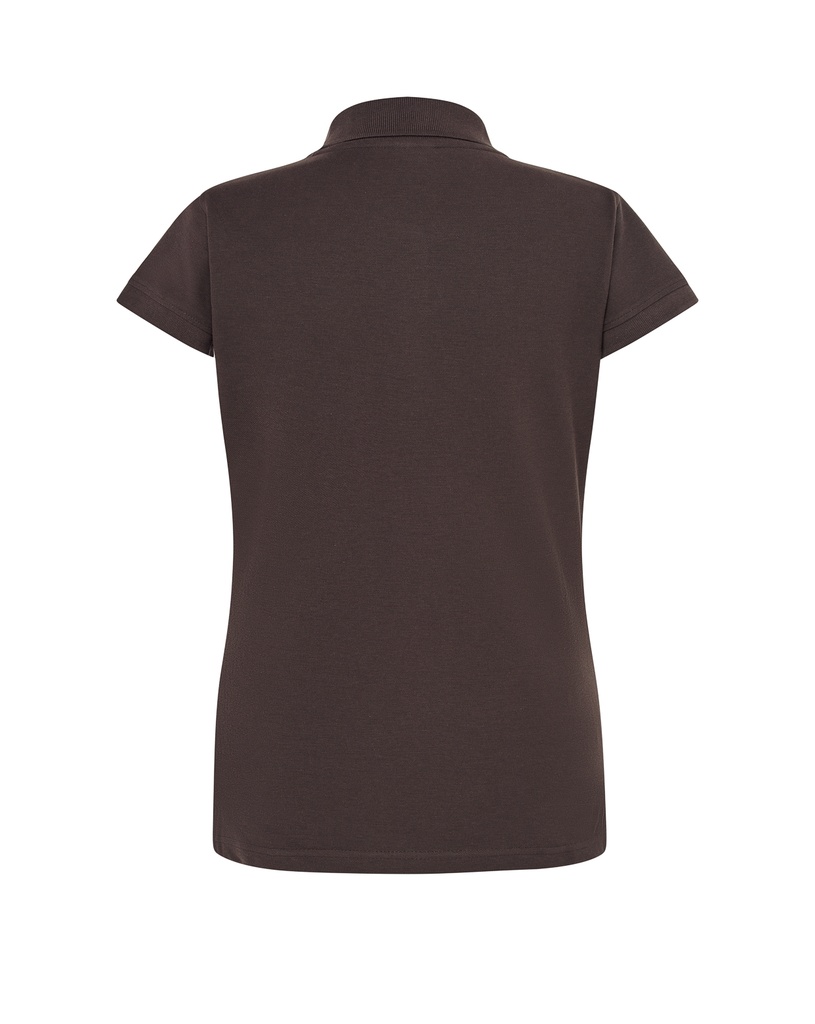Damska koszulka polo Slim z krótkim rękawem - Graphite