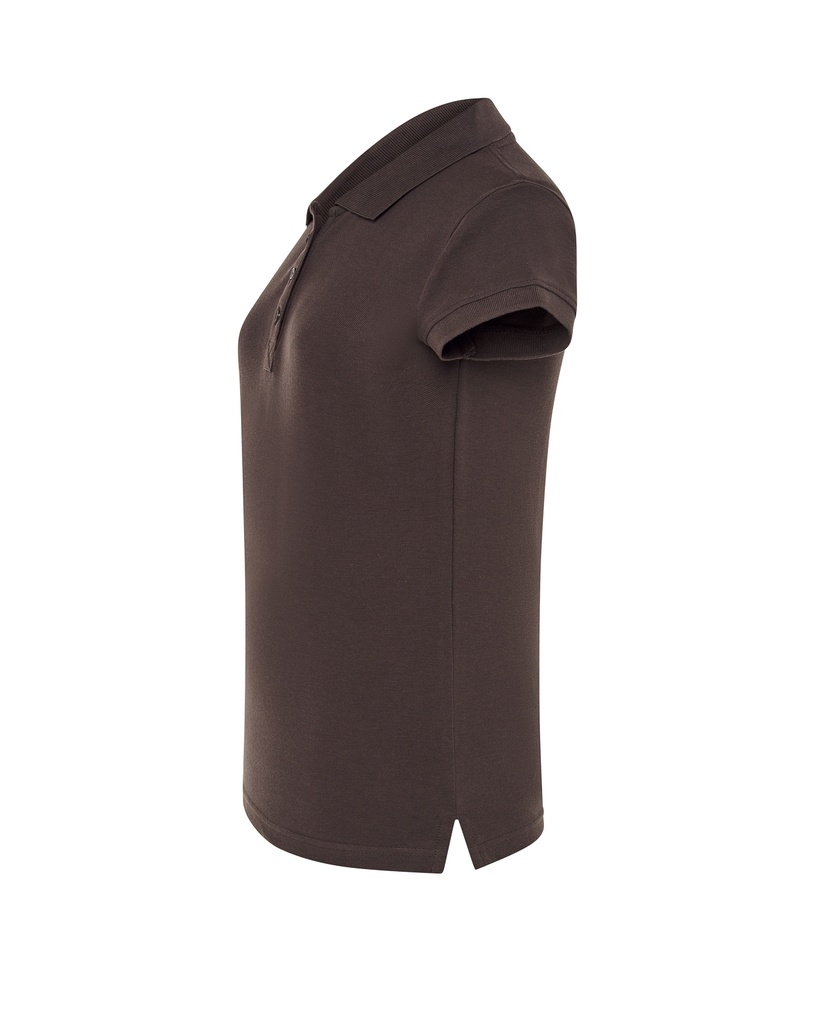 Damska koszulka polo Slim z krótkim rękawem - Graphite