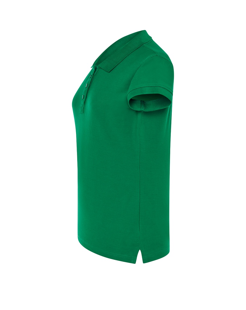 Damska koszulka polo Slim z krótkim rękawem - Kelly Green