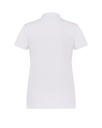 Damska koszulka polo Slim z krótkim rękawem - White