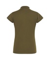 Damska koszulka polo Slim z krótkim rękawem - Khaki