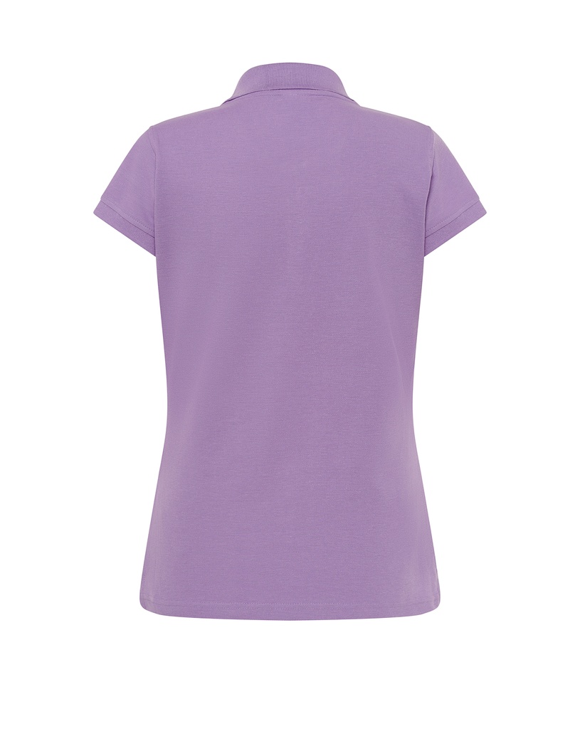 Damska koszulka polo Slim z krótkim rękawem - Lavender