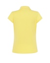 Damska koszulka polo Slim z krótkim rękawem - Light Yellow
