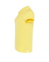 Damska koszulka polo Slim z krótkim rękawem - Light Yellow
