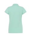 Damska koszulka polo Slim z krótkim rękawem - Mint Green