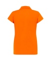 Damska koszulka polo Slim z krótkim rękawem - Orange