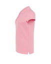 Damska koszulka polo Slim z krótkim rękawem - Pink