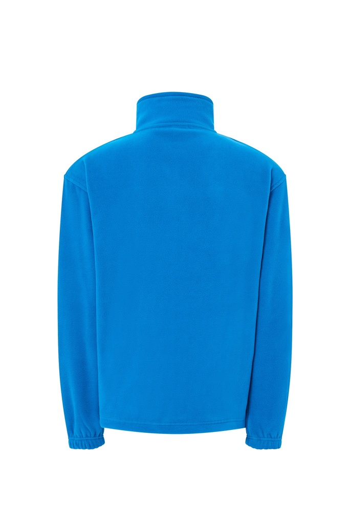 Męska bluza polarowa z zamkiem - Aqua