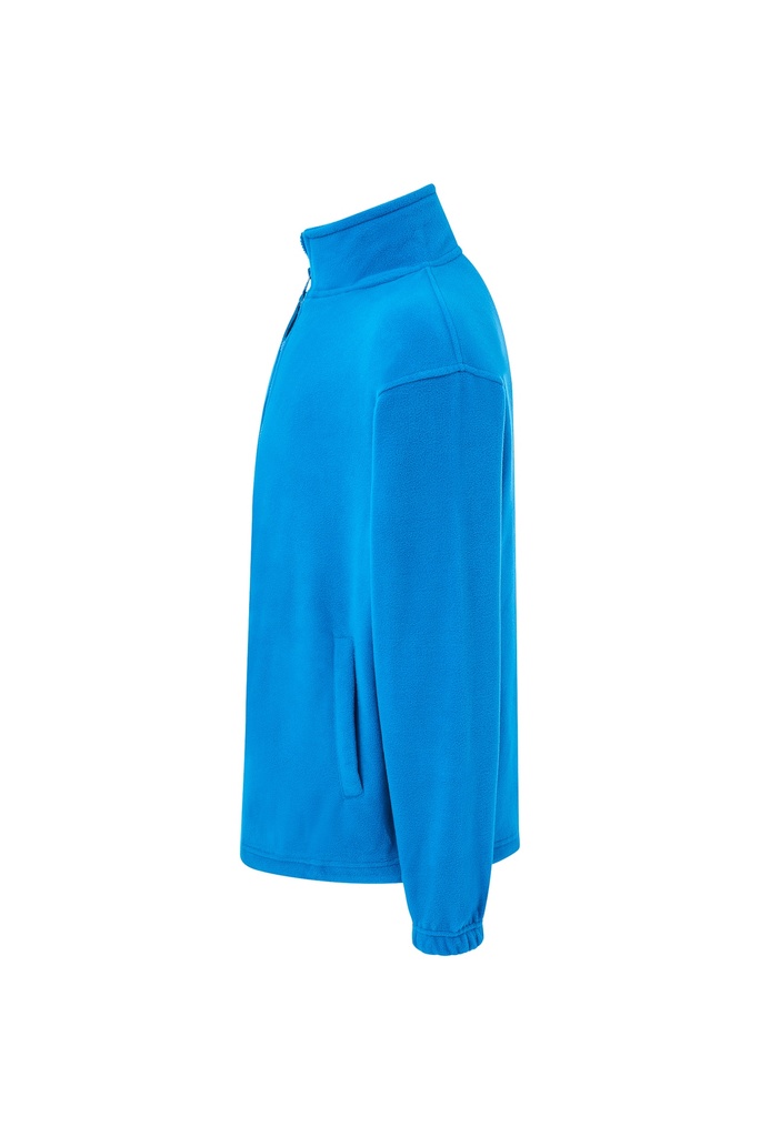 Męska bluza polarowa z zamkiem - Aqua