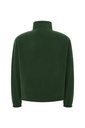 Męska bluza polarowa z zamkiem - Bottle Green