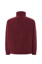 Męska bluza polarowa z zamkiem - Burgundy