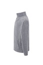 Męska bluza polarowa z zamkiem - Grey Melange