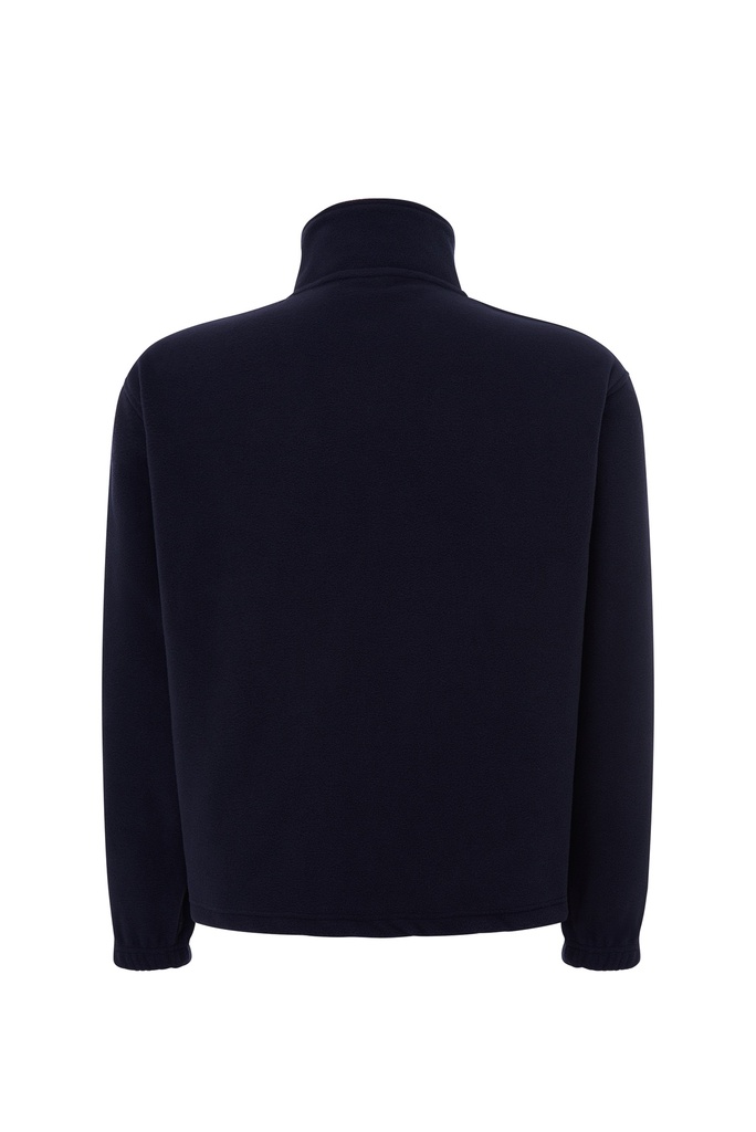 Męska bluza polarowa z zamkiem - Navy