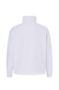 Męska bluza polarowa z zamkiem - White