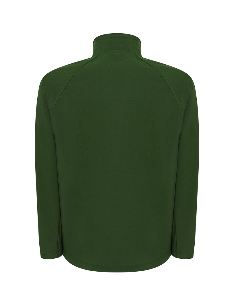 Kurtka softshell z membraną i polarem - Bottle Green