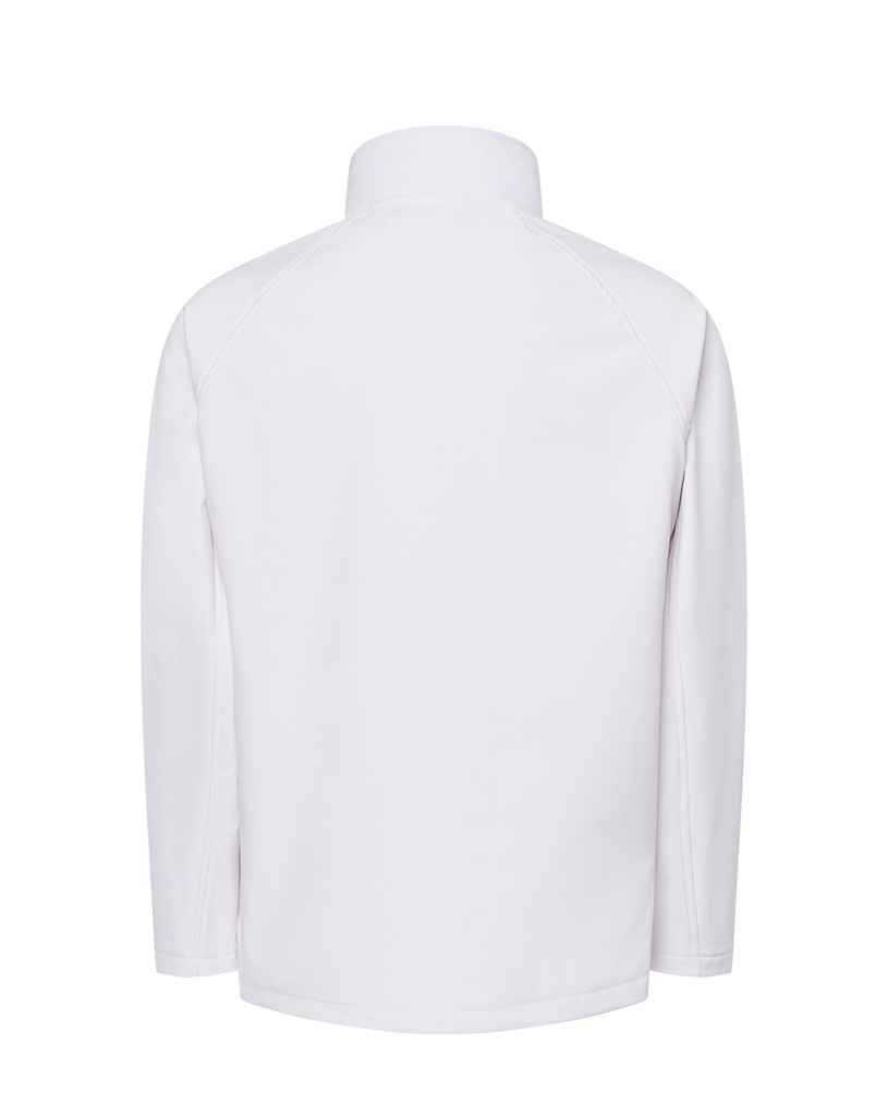 Kurtka softshell z membraną i polarem - White