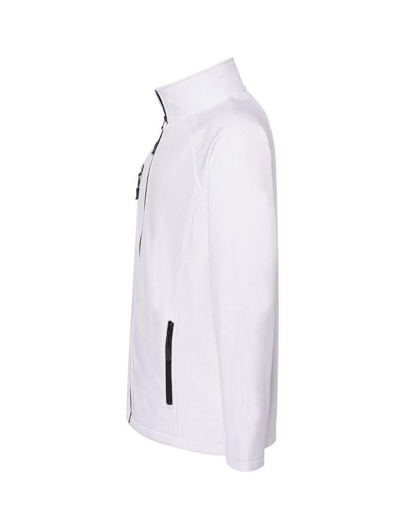 Kurtka softshell z membraną i polarem - White