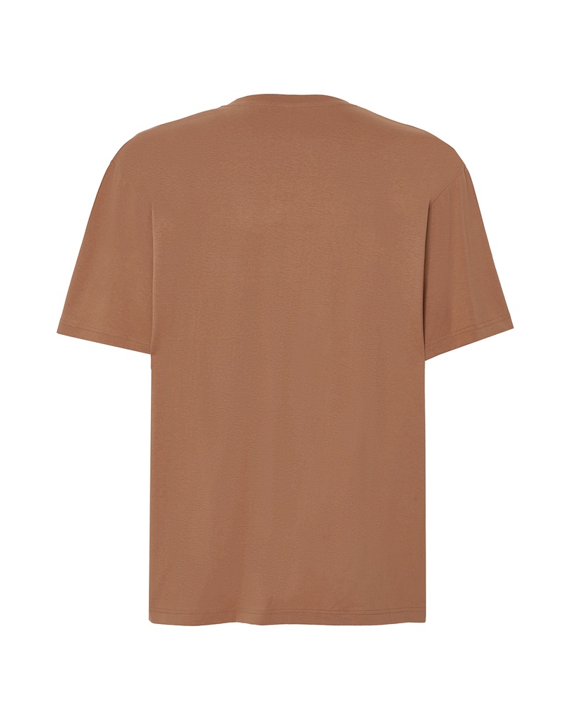 T-shirt kroju OVERSIZE - Mocha Mousse