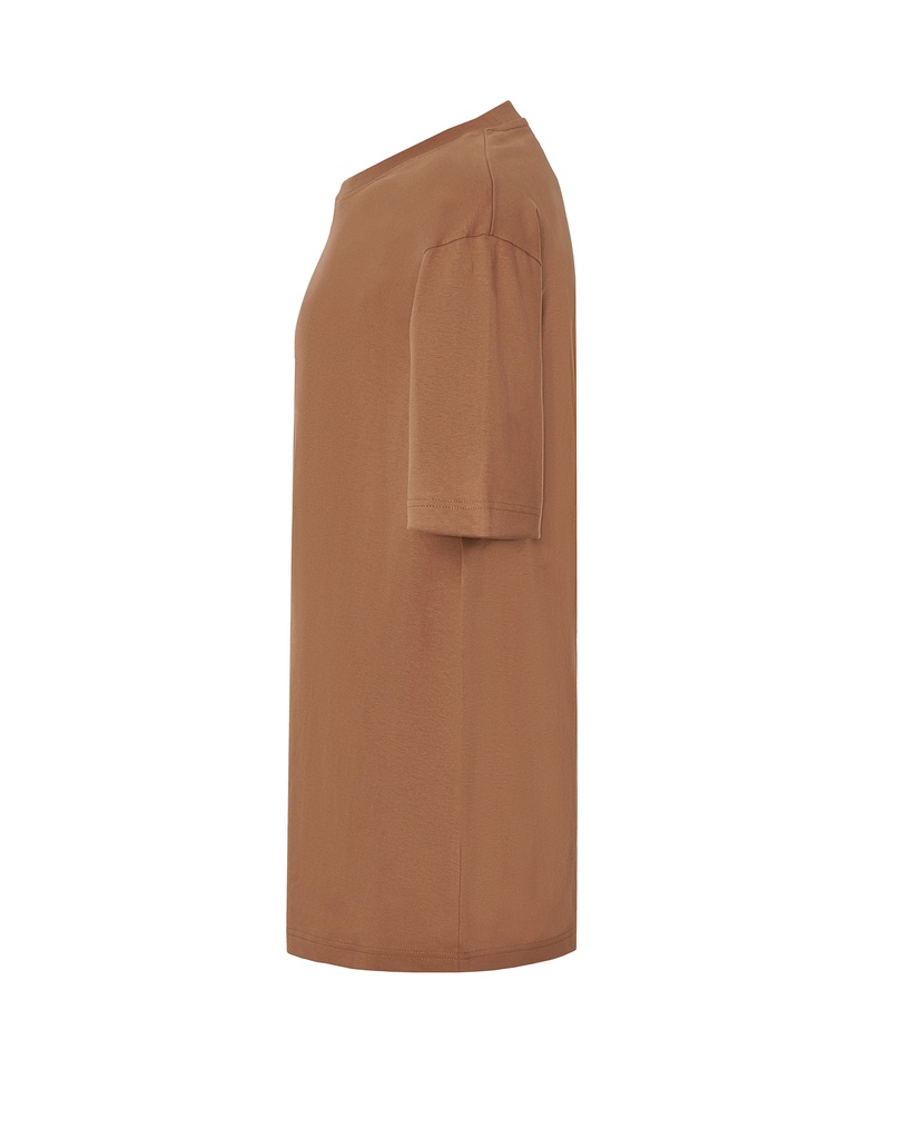 T-shirt kroju OVERSIZE - Mocha Mousse
