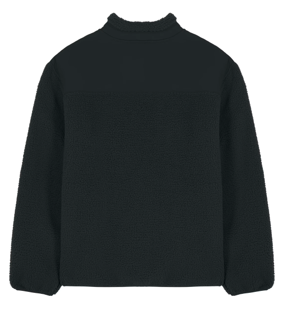 Brooker – uniseksowa kurtka sherpa- Black