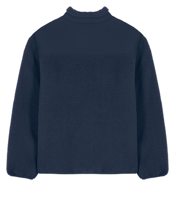Brooker – uniseksowa kurtka sherpa- French Navy