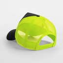 Czapka Trucker Snapback 5-Panelowa - Black & Lime Green