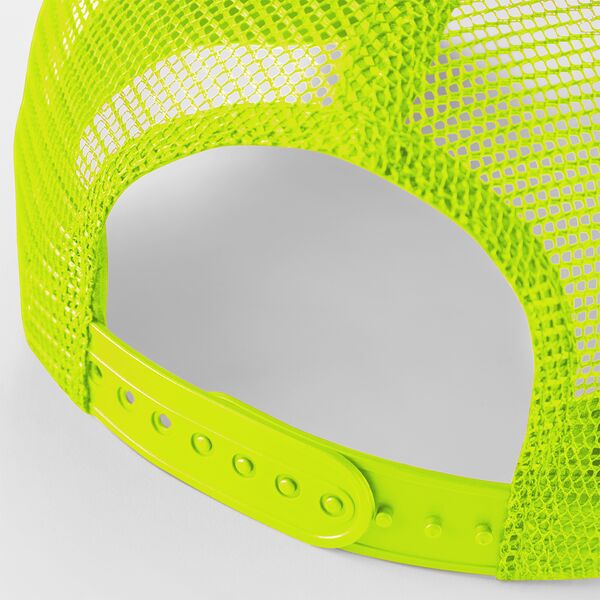 Czapka Trucker Snapback 5-Panelowa - Black & Lime Green