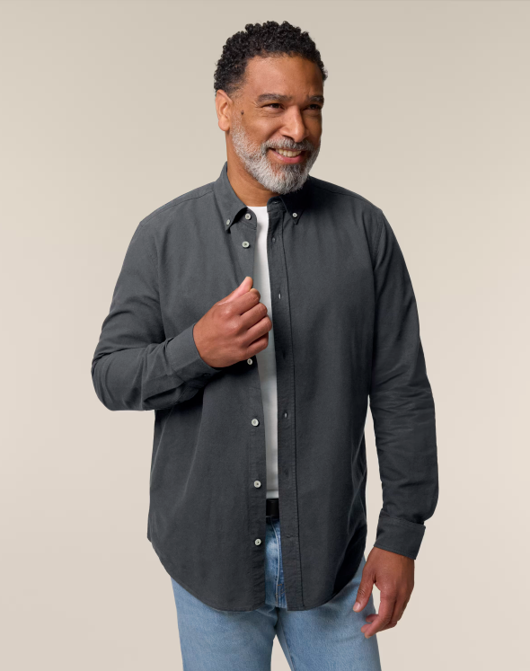 Koszula Oxford Stanley - Anthracite