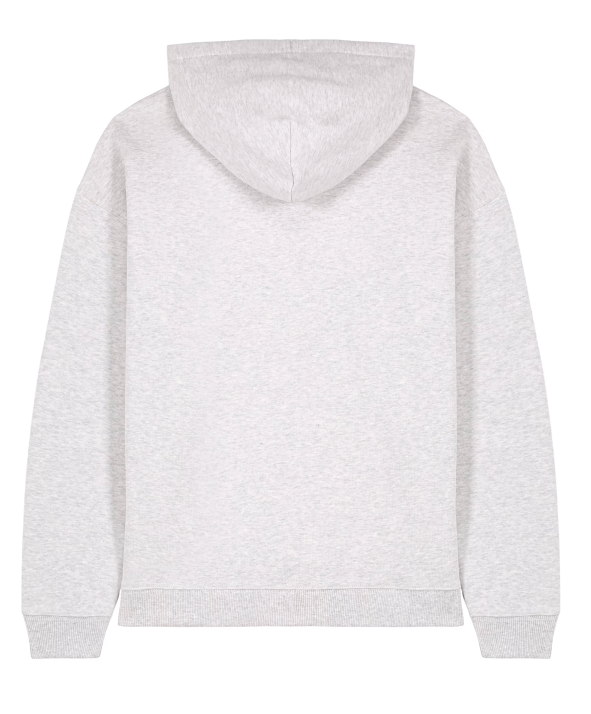 Oversize bluza z kapturem - Cool Heather Grey