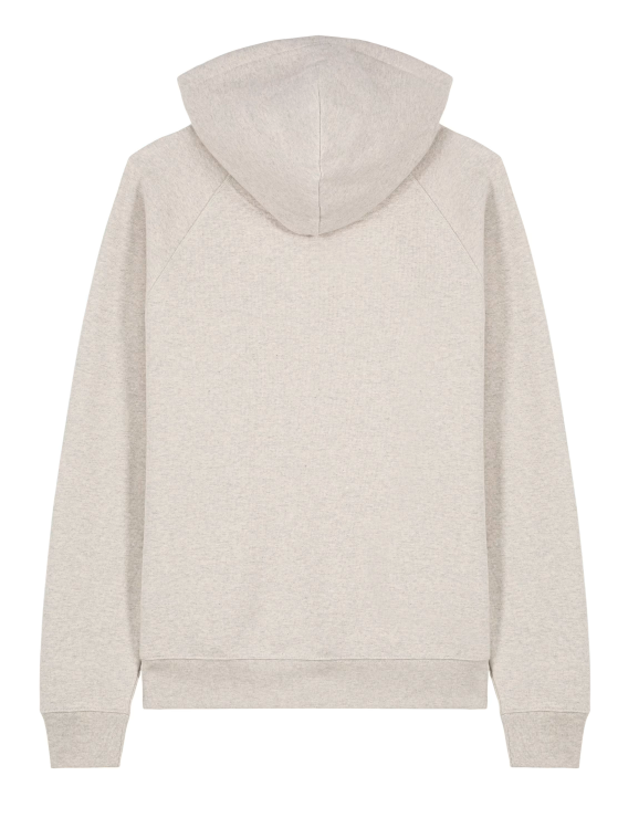 Unisexowa luźna bluza raglanowa z kapturem - Heather Haze