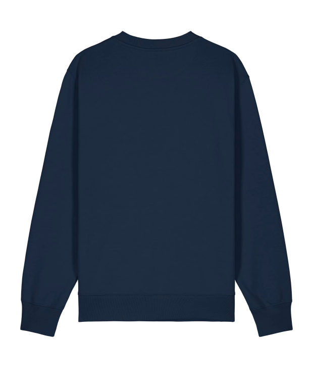Unisexowa ikoniczna bluza z okrągłym dekoltem - French Navy