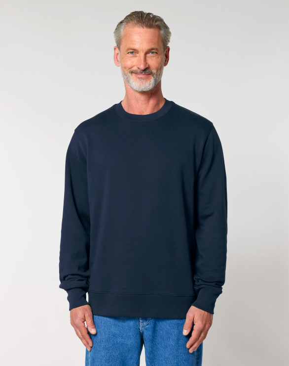 Unisexowa ikoniczna bluza z okrągłym dekoltem - French Navy