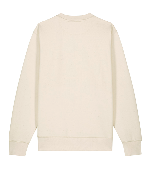 Unisexowa ikoniczna bluza z okrągłym dekoltem - Natural Raw