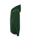Bluza z kapturem na zamek - Bottle Green