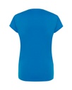 Damski t-shirt slim z krótkim rękawem - Aqua