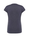 Damski t-shirt slim z krótkim rękawem - Denim Heather