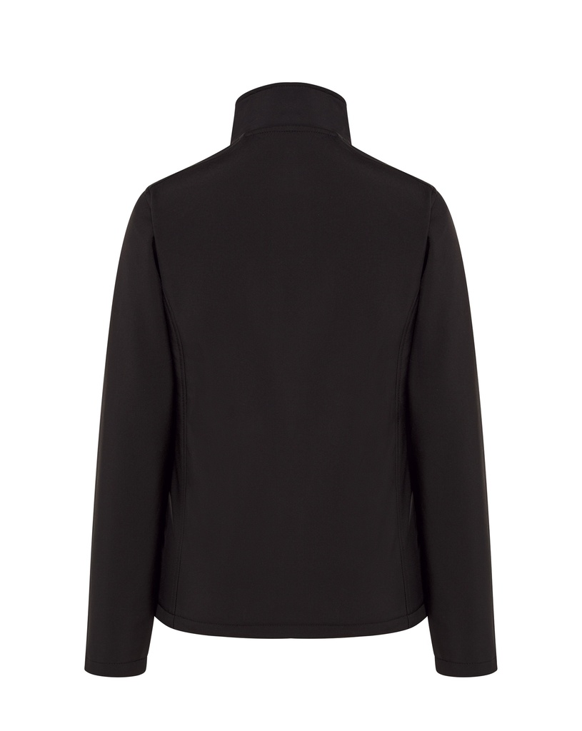 Kurtka damska softshell z membraną i polarem - Black