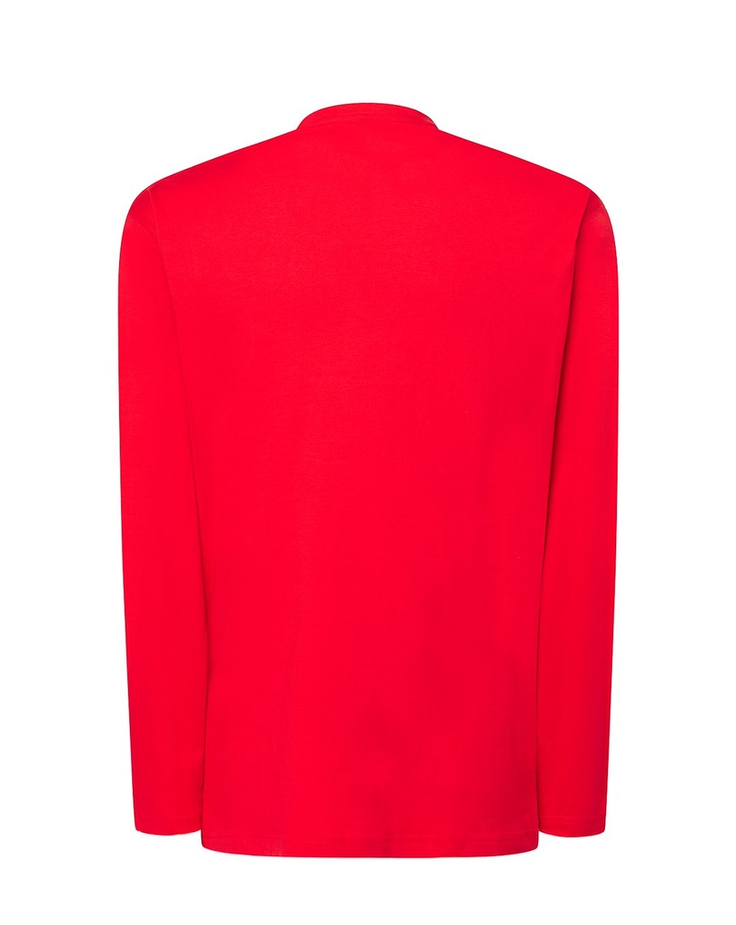 Long Sleeve T-Shirt dla Mężczyzn - Red