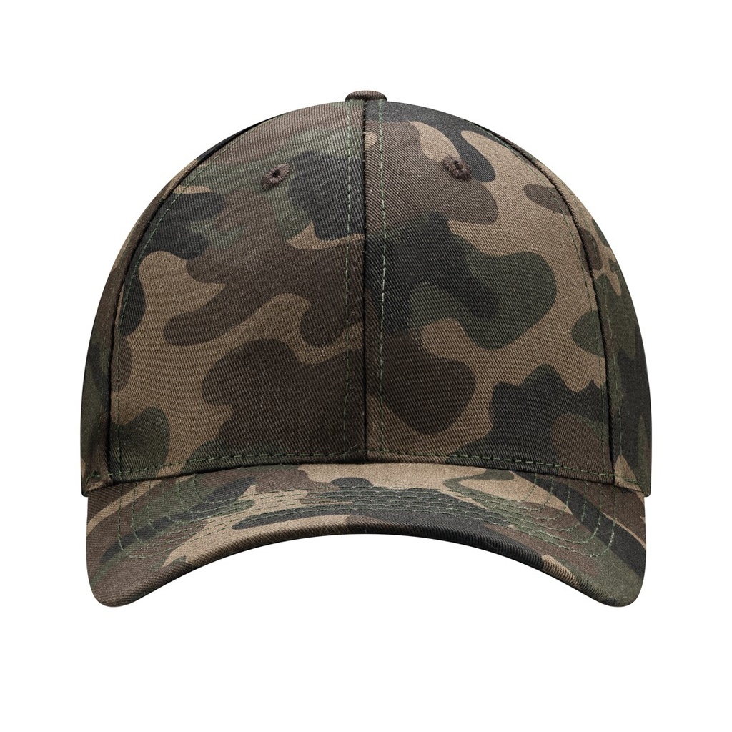 Czapka 6-panelowa z metalowym zapięciem - Camouflage 1