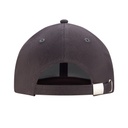 Czapka 6-panelowa z metalowym zapięciem - Ciemny grafit