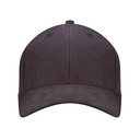 Czapka 6-panelowa z metalowym zapięciem - Ciemny grafit