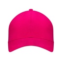 Czapka 6-panelowa z metalowym zapięciem - Fuksja