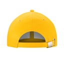 Czapka 6-panelowa z metalowym zapięciem - Gold