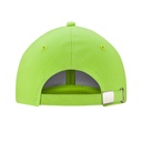 Czapka 6-panelowa z metalowym zapięciem - Lime