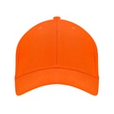 Czapka 6-panelowa z metalowym zapięciem - Orange