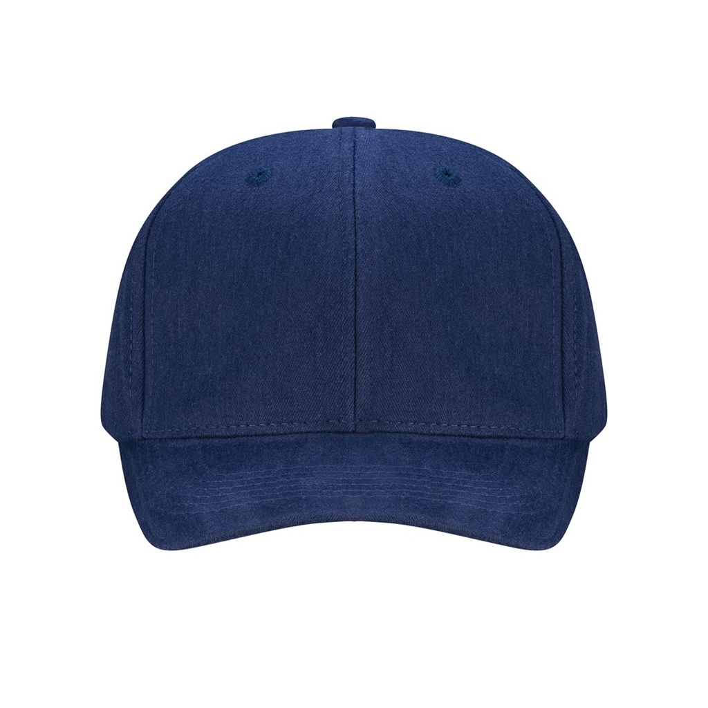 Czapka 6-panelowa z zapięciem na rzep - Navy